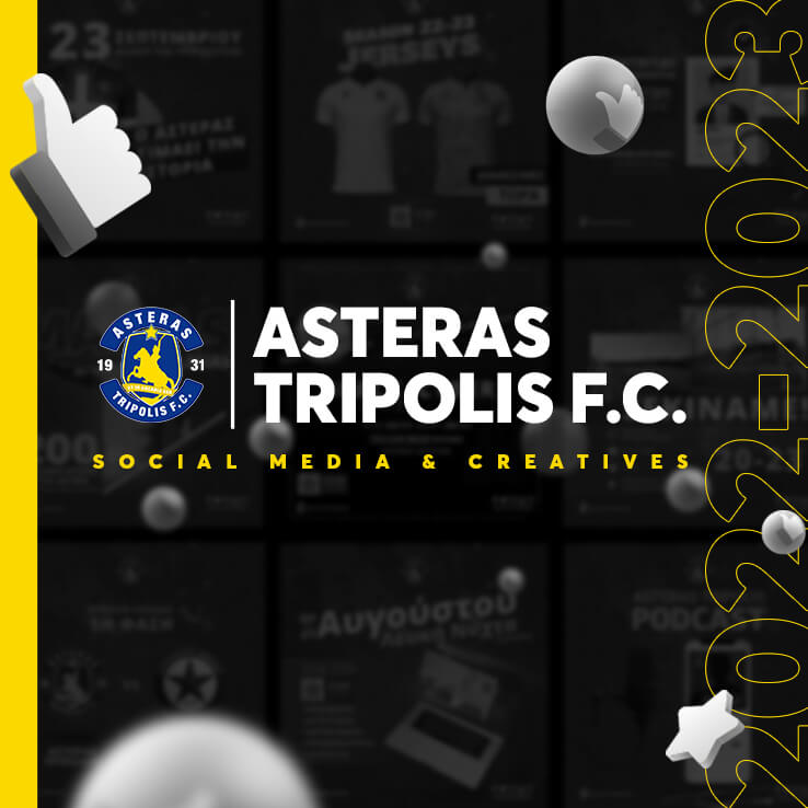 Asteras Tripolis Social Media 2022-2023